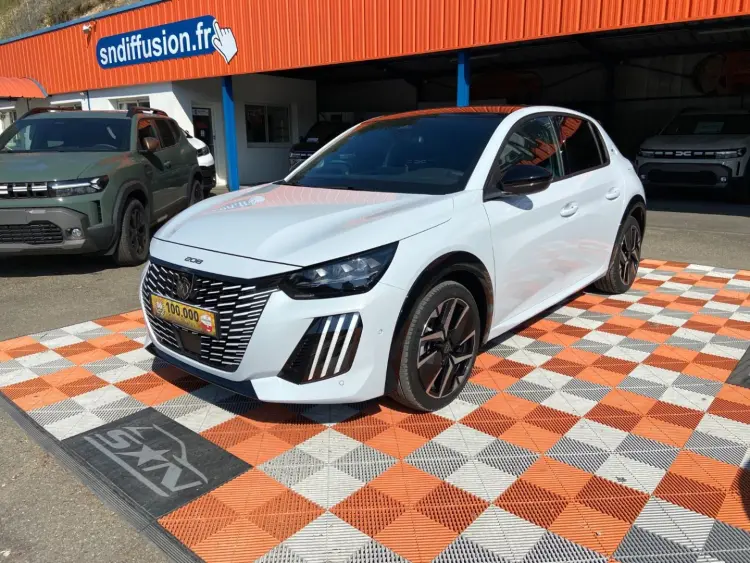 Peugeot 208 Hybrid 145 GT e-DCS6 GPS Caméra 360° Toit Noir