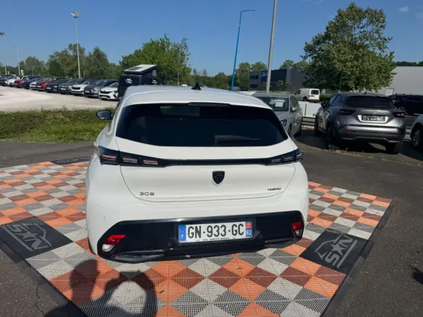 Peugeot 308 1.6 PHEV HYBRID 180 e-EAT8 ALLURE PACK GPS 10" Caméra 360° 7.4kW - Photo 5
