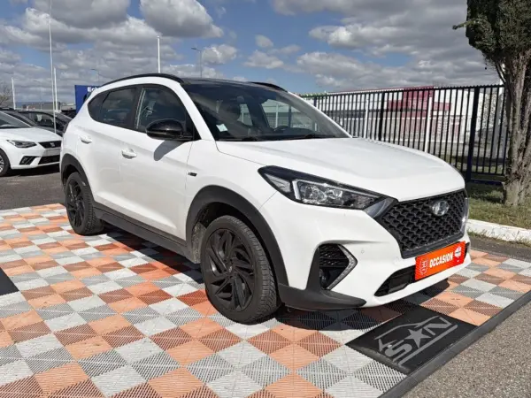 Hyundai TUCSON 1.6 CRDI 136 Hybrid 48V BVA N-LINE Toit Ouvrant GPS Caméra - Photo 3